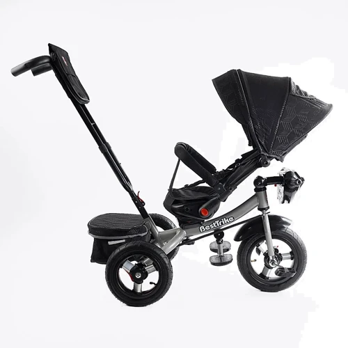 Детский велосипед Best Trike 3-х колесный черный (6088 F 695-12): Диаметр колес, дюймов 12
