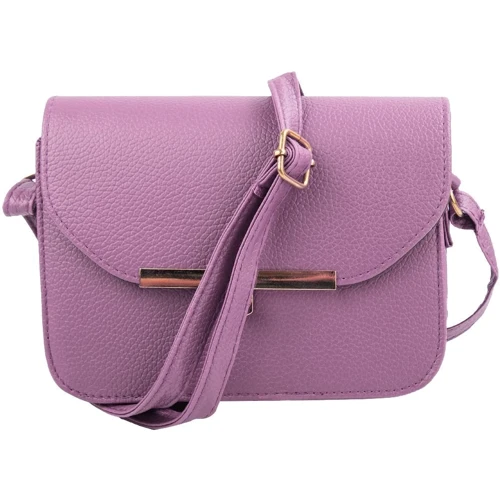 Женская сумка-сэтчел Valiria Fashion сиреневая (4DETBI-184-7): Застежка Механическая