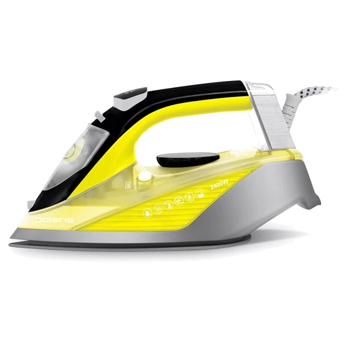 Утюг Polaris PIR 2460AK Yellow/grey: Материал подошвы PRO 5 Ceramic