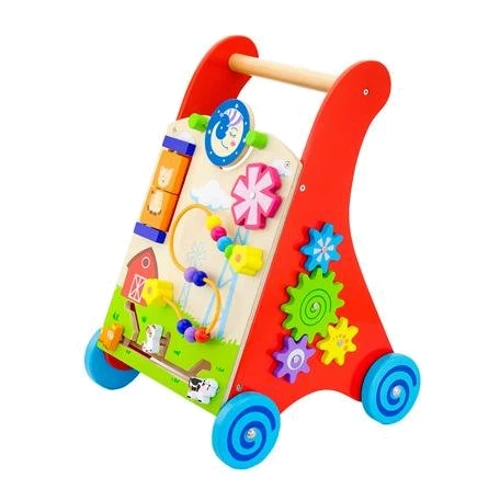 Детские ходунки-каталка Viga Toys с бизибордом (50950): Производитель Viga Toys