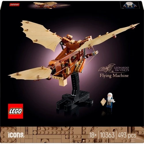 Конструктор LEGO Icons Летательный аппарат Леонардо да Винчи 493 деталей (10363): Серия Icons