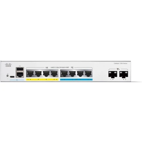 Сетевой коммутатор CISCO Catalyst 1300 (C1300-8MGP-2X)