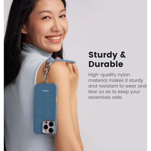 Ремінець для смартфона Pitaka 3 in 1 Phone Strap Black/Grey (MSB2401)