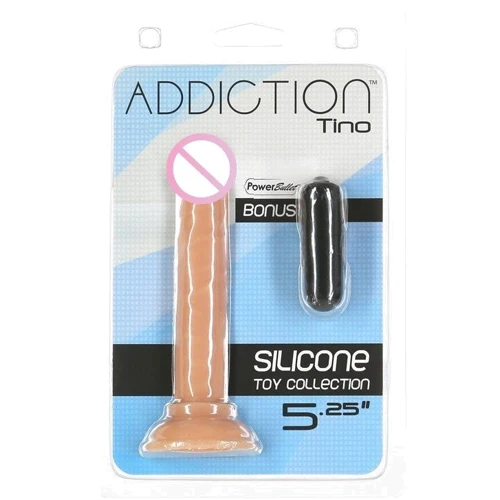 Фаллоимитатор ADDICTION - Tino 5.25" Silicone Dildo