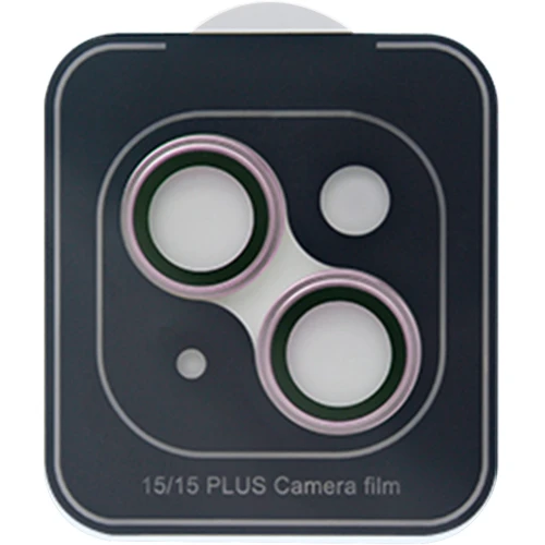 Защитное стекло для iPhone ZK Hawk-Eye Glass Pink for Camera iPhone 15/15 Plus