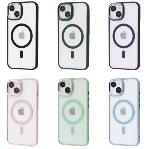 Чехол для iPhone WAVE Ardor Case with MagSafe Green for iPhone 15: Цвет зеленый