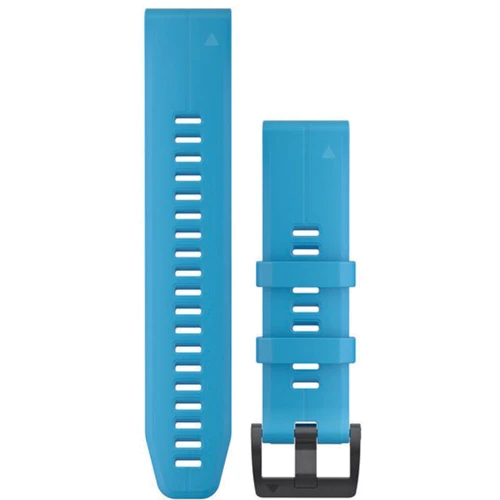 Ремінець Garmin QuickFit 22 Watch Bands Cyan blue silicone (010-12740-03)