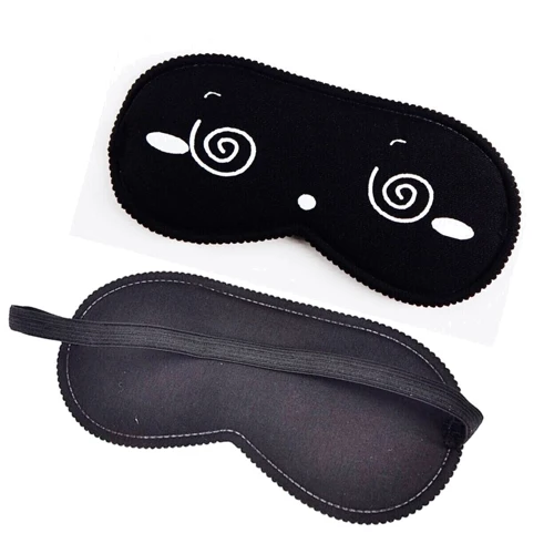 Закрытая маска на глаза Smile BLACK, SKN-C069