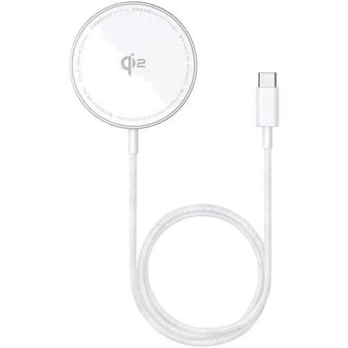 Зарядное устройство Baseus Wireless Charging Magnetic Mini4 Qi2 15W Frost Silver (P10278200S11-00) for Apple iPhone 16 I 15 I 14 I 13 I 12 series