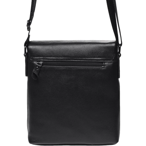 Мужская сумка планшет Borsa Leather черная (K18146-black): Пол Мужской