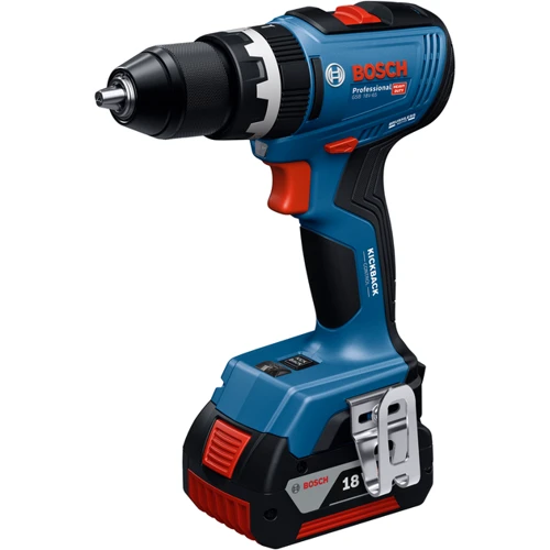Аккумуляторная бесщеточная ударная дрель-шуруповерт Bosch GSB 18V-65 + 2 x аккумуляторные батареи GBA 18V 5.0 Ah + Быстрозарядное устройство GAL 18V-40 Professional + L-BOXX 136N (06019N3303): Назначение профессиональный