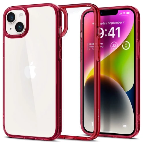 Чохол для iPhone Spigen Ultra Hybrid Red Crystal (ACS04896) для iPhone 14 Plus
