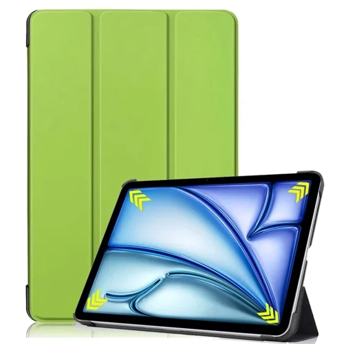 Аксесуар для iPad BeCover Smart Case Green for iPad Air 11 (2024 / 2025) (711594): Особливості трансформируется в подставку, Надежная защита от царапин и загрязнений, режим автопробуждения/сна, Складывается в подставку, Стильный дизайн, Удобно держать в руке