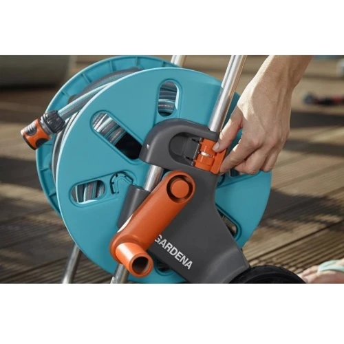 Тележка с катушкой для шланга Gardena AquaRoll S Set с комплектом для полива (18502-50)