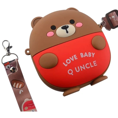 Сумка PRC на плечо Bear Fat 15x13x4.4 red: Пол Девочка