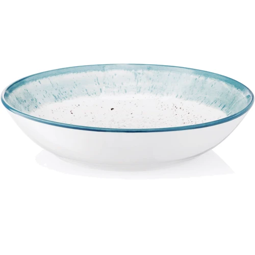 Тарілка супова Ardesto Siena 20 см порцелянова Біло-блакитний (AR2920SWB): Тип тарілка супова