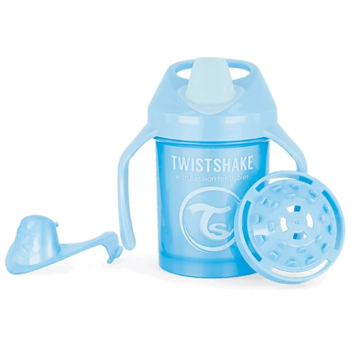 Чашка Twistshake Mini непроливайка Pearl Blue 230ml (78399)
