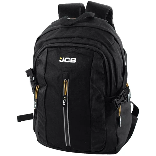 Мужской рюкзак JCB черный (FULJCBBP66-BLK-YEL)