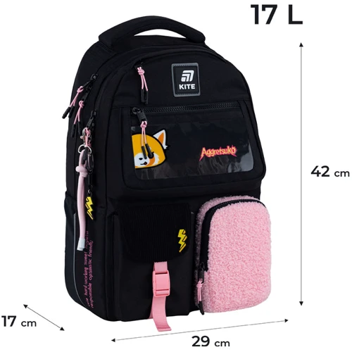 Рюкзак Kite AR25-2587M Education Teens 2587M Aggretsuko фото 1