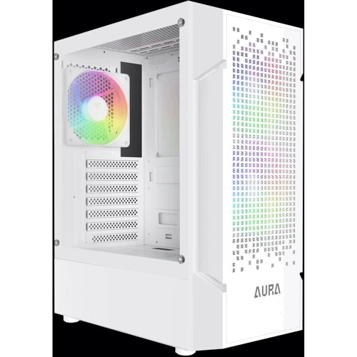 Корпус GAMDIAS AURA GC7 WH (4712960139763): Матеріал передній панелі пластик