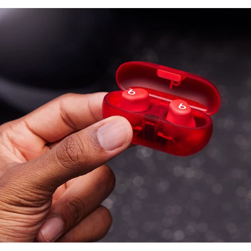 Навушники Beats by Dr. Dre Solo Buds Transparent Red (MUW03): Тип кріплення без креплений