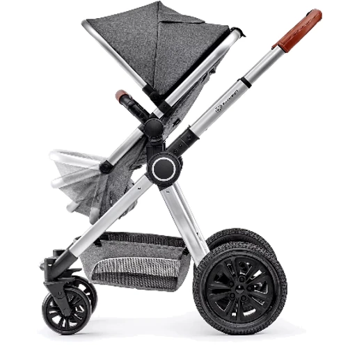Універсальна коляска 2 в 1 Kinderkraft Veo Gray (KKWVEOGRY20000): Можливість встановлення люльки є