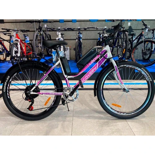 Електровелосипед 26 "Discovery LIANA 350Вт 36В 8.8Ач 2021 фіолетовий (м) (ELB-DIS-26-003)