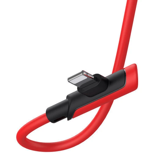Кабель Baseus Cable USB-C to Lightning Colorful Elbow 18W 1.2m Red (CATLDC-A09) фото 3