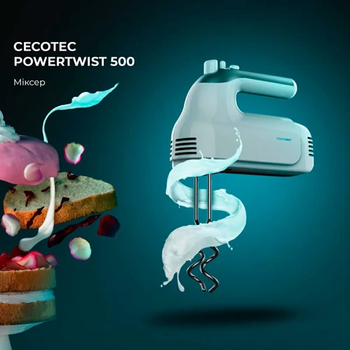 Миксер Cecotec PowerTwist 500 (CCTC-04120): Тип ручной