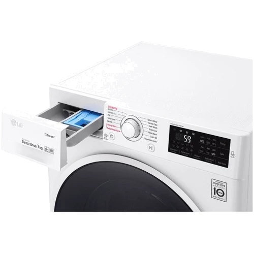 Стиральная машина LG F2J6QY0W: Загрузка белья (стирка), кг 7