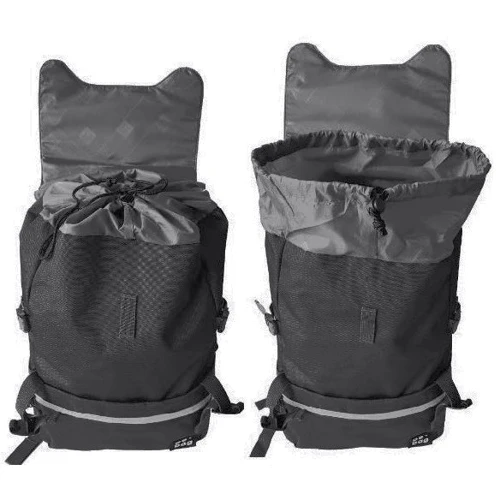 Рюкзак Herlitz be.bag be.smart Black чорний (50028757): Корпус рюкзака м'який