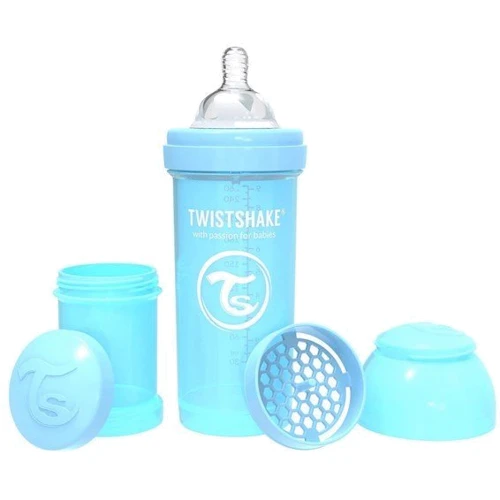 Набор из трех антиколиковых бутылочек Twistshake Value Pack Blue 260ml (78844): Обьем, мл 260