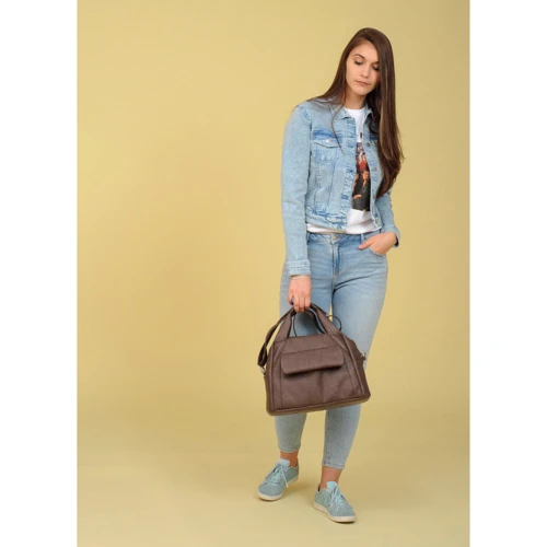Жіноча спортивна сумка Sambag Vogue BQS світло-коричнева (90153061): Стать Женский