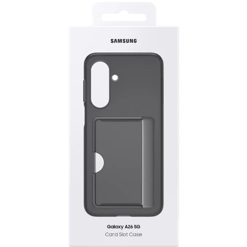 Чехол для телефонов Samsung Card Slot Case Black (EF-OA266TBEGWW) for Samsung A266 Galaxy A26: Пленка в комплекте нет