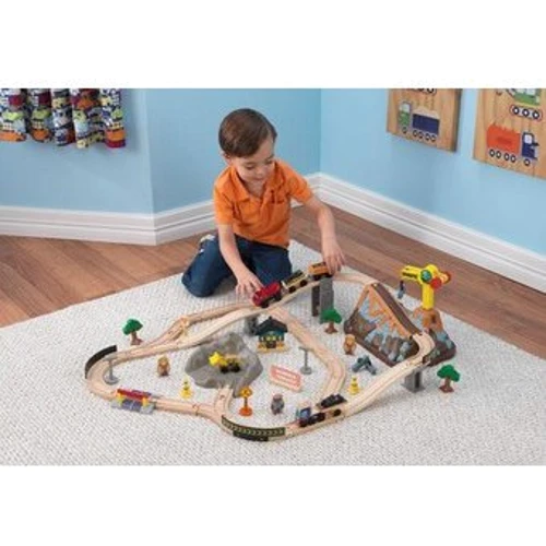 Залізниця KidKraft Bucket Top Construction Train Set (17805)