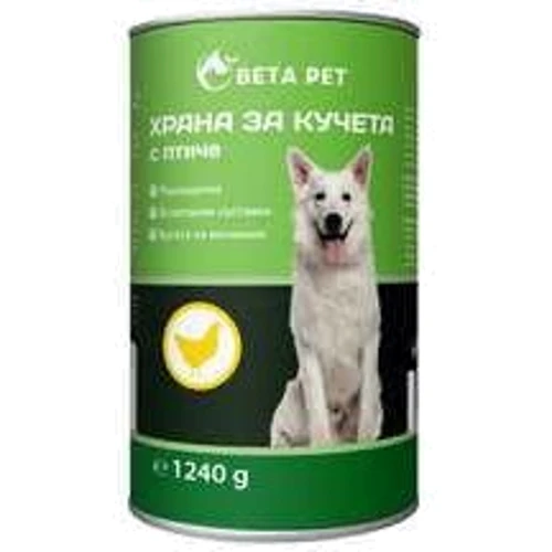 Влажный корм Beta Pet с курицей 1240 г (3800501186985)