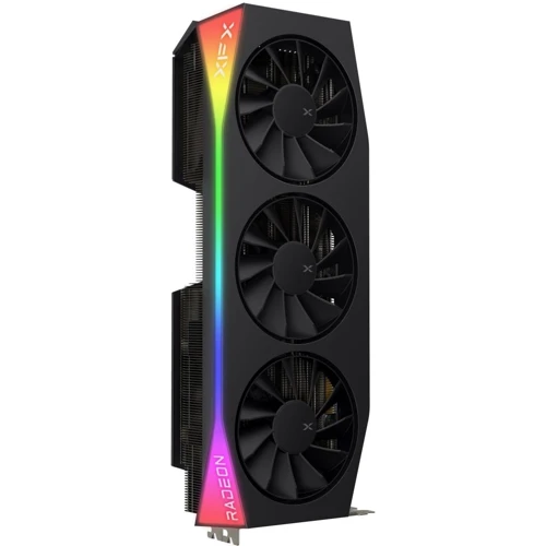 Видеокарта XFX Mercury AMD Radeon RX 9070XT OC Gaming Edition with RGB (97TRGBBB9): Тип памяти GDDR6