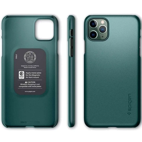 Чохол для iPhone Spigen Thin Fit Midnight Green (ACS00410) for iPhone 11 Pro Max: Тип аксесуара чохол