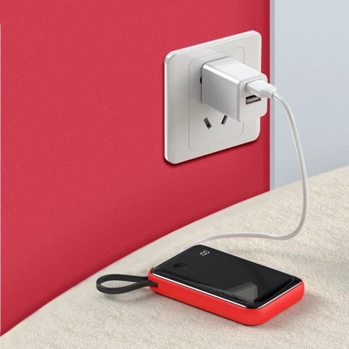Зовнішній акумулятор Baseus Power Bank 10000mAh Mini S Digital Display 3A з USB-C Cable Black (PPXF-A01): Тип батареї Літій-полімерні