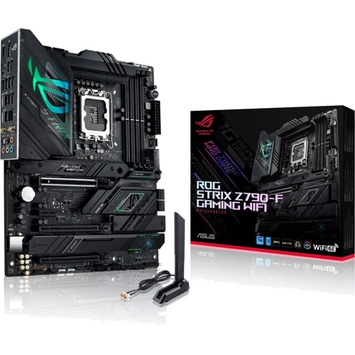 ASUS ROG STRIX Z790-F GAMING WIFI: Оперативна пам'ять 4xDDR5 7800+ МГц, до 128 ГБ
