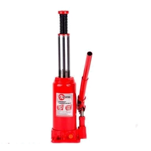 Гідравлічний домкрат Intertool GT0025: Вантажопідйомність, т 10