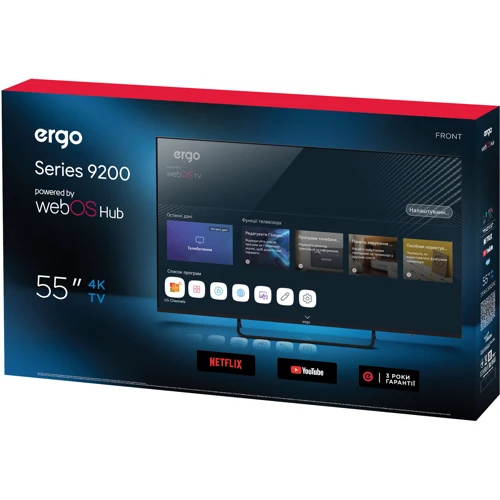 Телевизор Ergo 55WUS9200: Операционная система WebOS