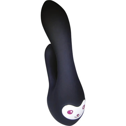 Силиконовый вибратор Shimoji Panda Bear, 10x2,8 см
