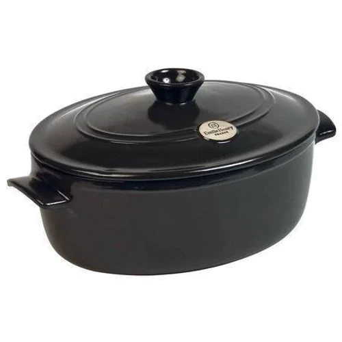 

Emile Henry Flame 6 л с крышкой черная (794560)