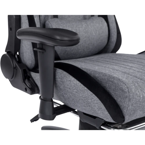 Ігрове крісло GT Racer X-2534-F Fabric Gray/Black Suede	 фото 9