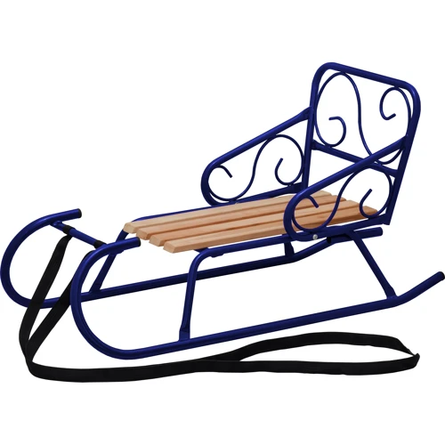 Санки зимові Морозко Snower, 80x41x24 см, сині