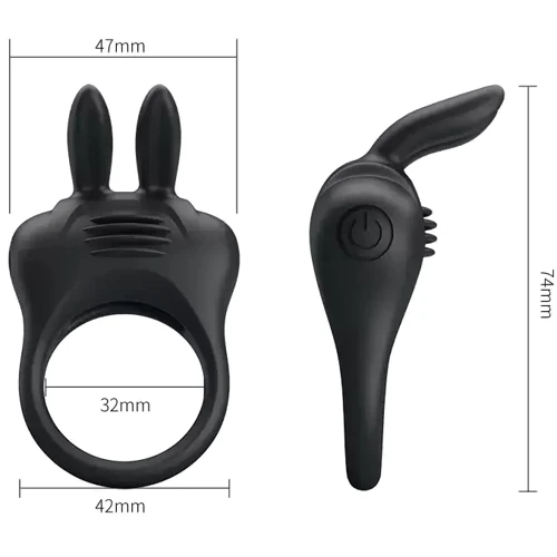 Кольцо эрекционое серии Pretty - DAVION Silicone Vibration, BI-210264