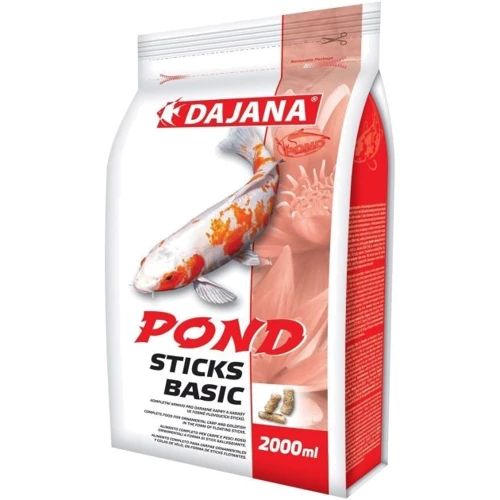 Корм для декоративных карпов и прудовых рыб Dajana Pond Stick Basic в виде палочек 2 л/180 г (DP302S (5564))