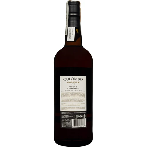 Вино Colombo Madeira Medium Dry Reserve 5 YO белое полусухое крепленое 0.75 л (FSH_5601889003769): Страна производитель Португалия