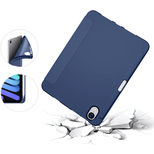 Аксесуар для iPad BeCover Case Book Direct Charge Pen Deep Blue (706784) for iPad mini 6 2021: Тип аксесуара чехол